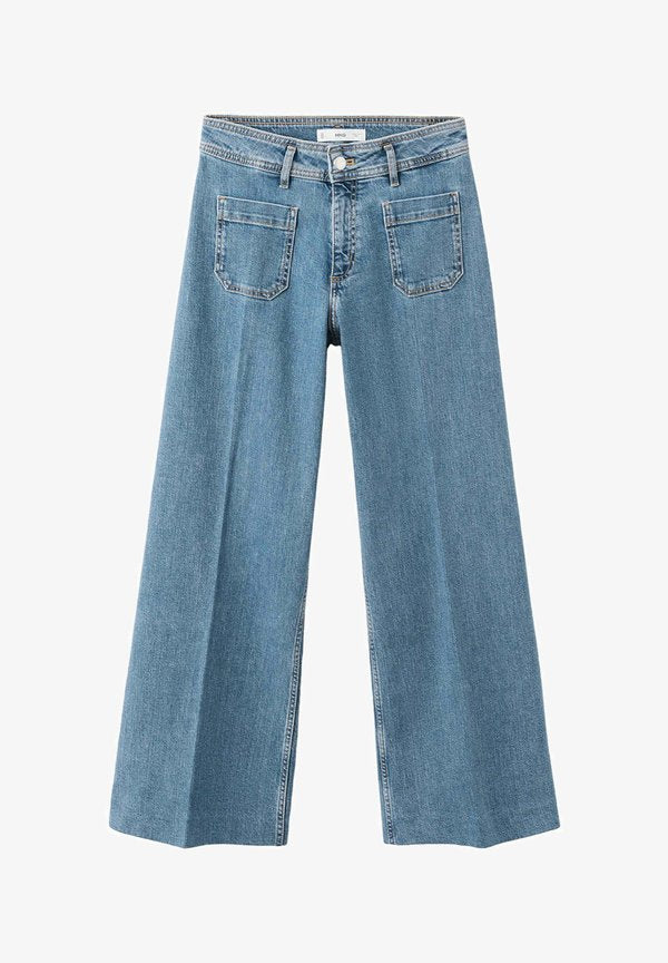 Mango ADULT - Flared Jeans - blue