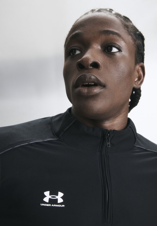 Under Armour Long sleeved top - ultimate black/white