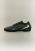 Nike Performance PHANTOM LOW PRO UNISEX - Turf football boots - black/illusion green