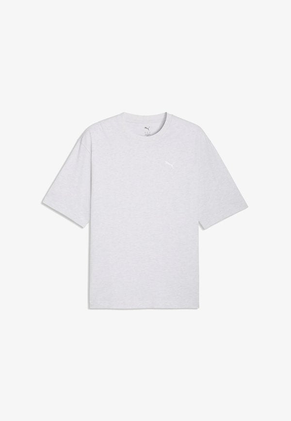 Puma WARDROBE ESS BOXY TEE 040 VAR - Basic T-shirt - light grey