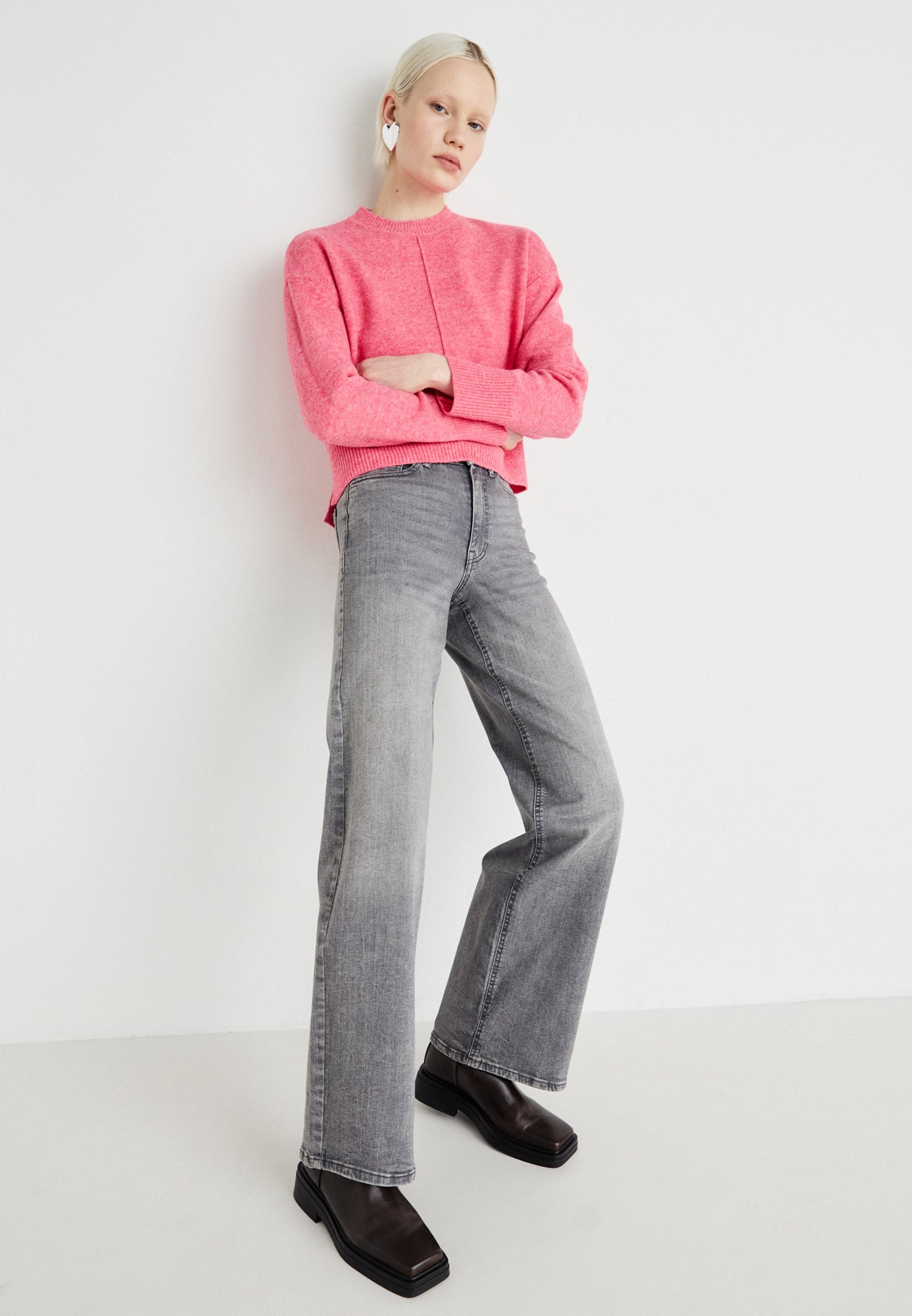 JDY Wide fit JDYFELINA-FINA High waist wide leg fit