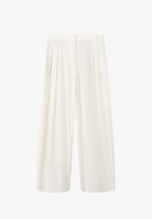 Mango ADULT - Trousers - white
