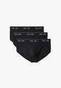 Calvin Klein 3 PACK  - Briefs - black w  dtm wb