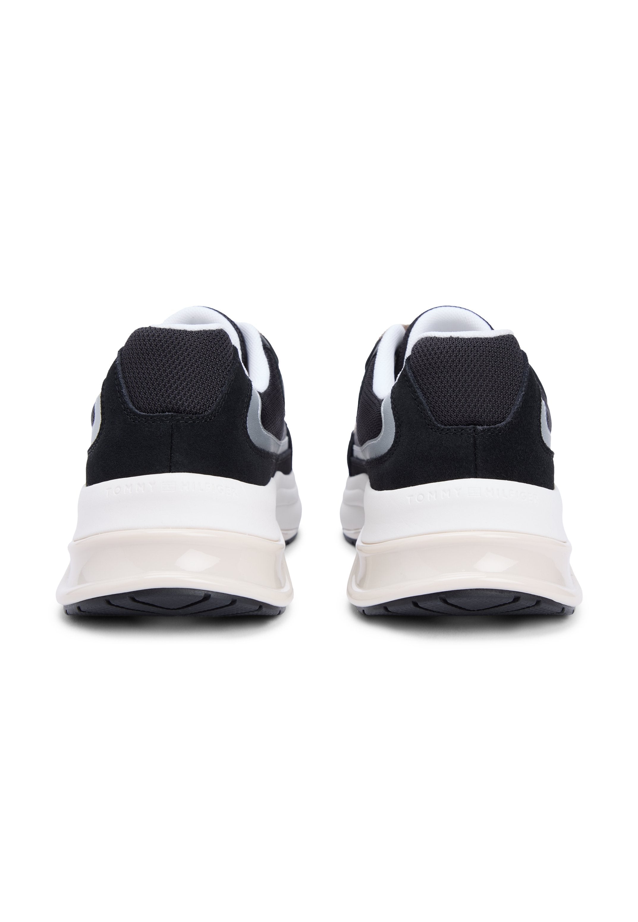SUEDE CHUNKY LACE-UP TRAINERS Media 3