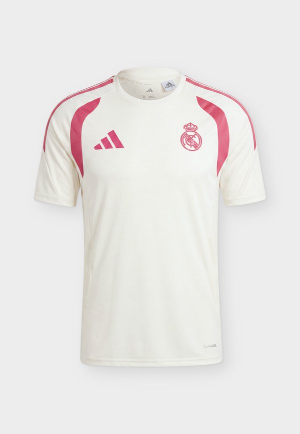 adidas Performance REAL MADRID 26/27 TIRO26 COMPETITION TRAINING - Sports T-shirt - ivory/wild pink