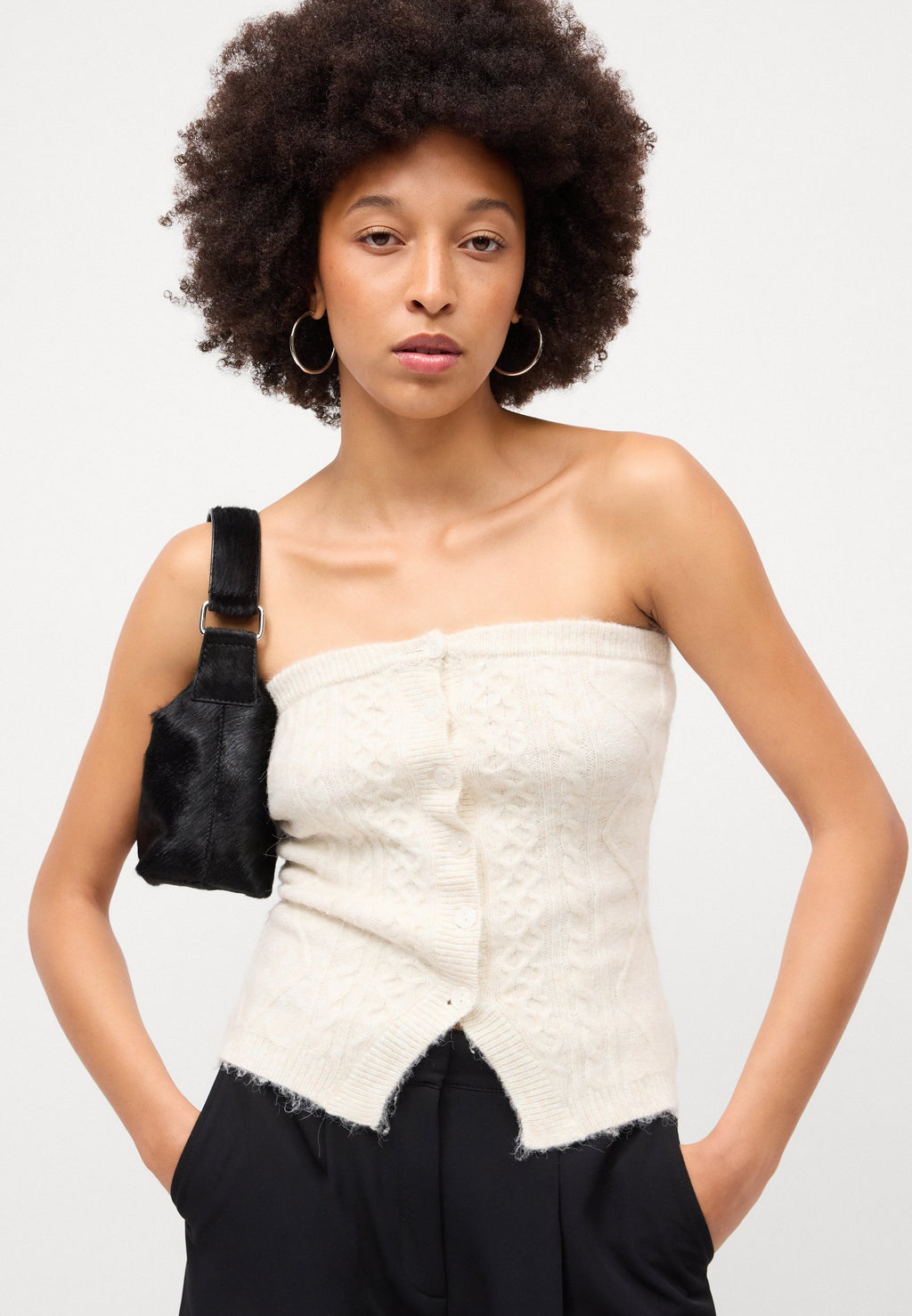 Gina Tricot CABLE KNITTED TUBE