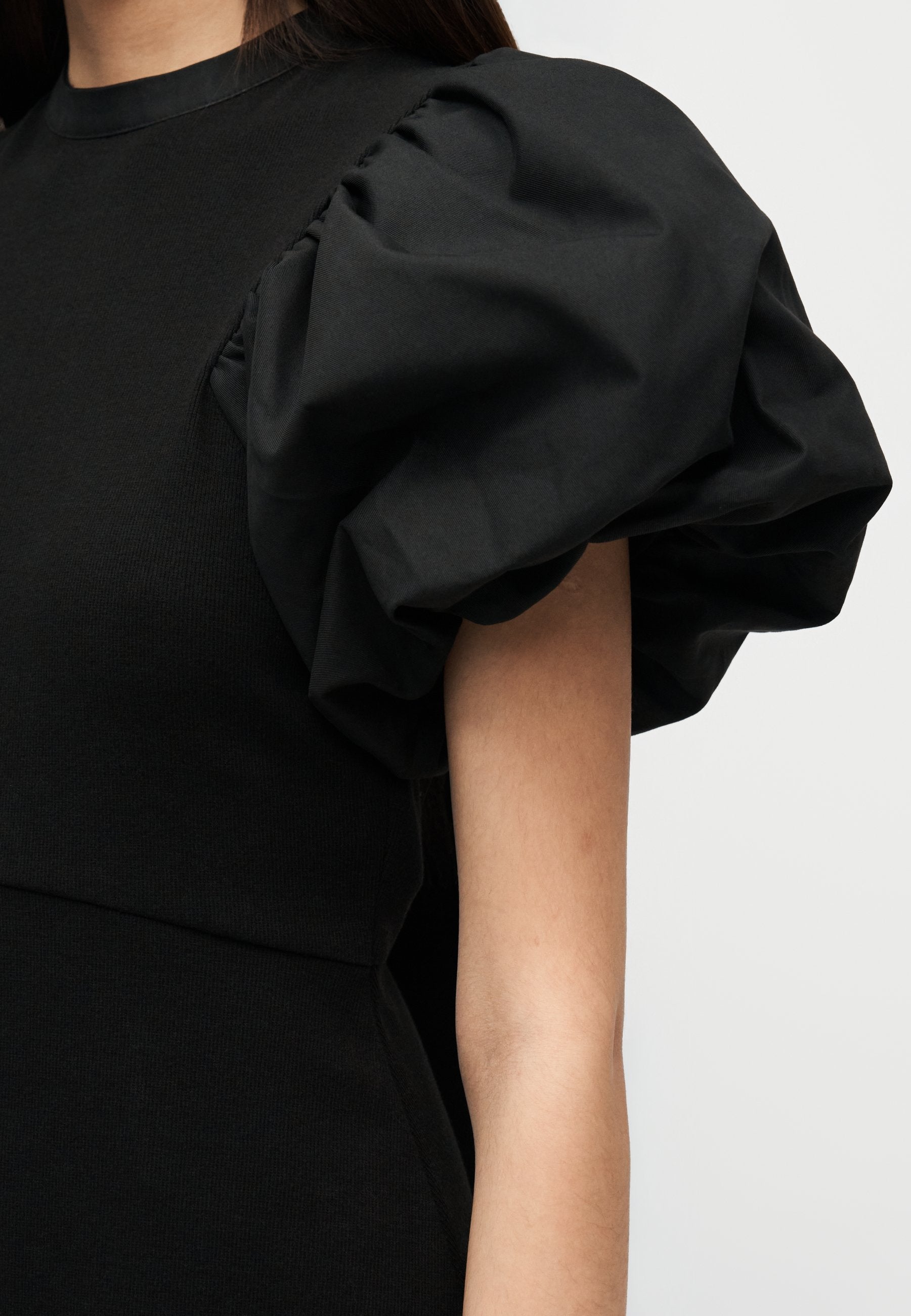ROKH BELTED PUFF SLEEVE
