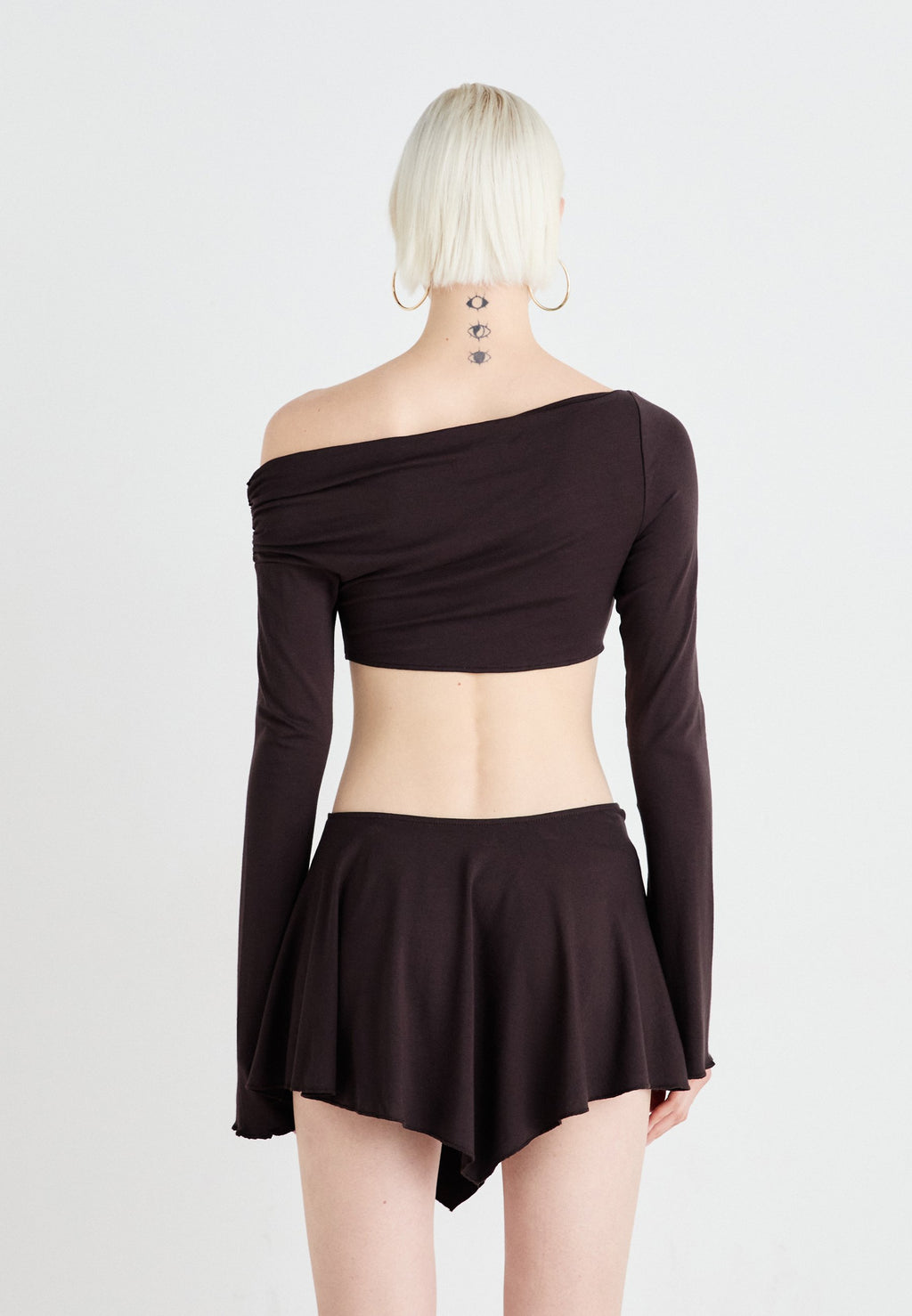 Jaded London TRIM ASYMMETRIC DRESS