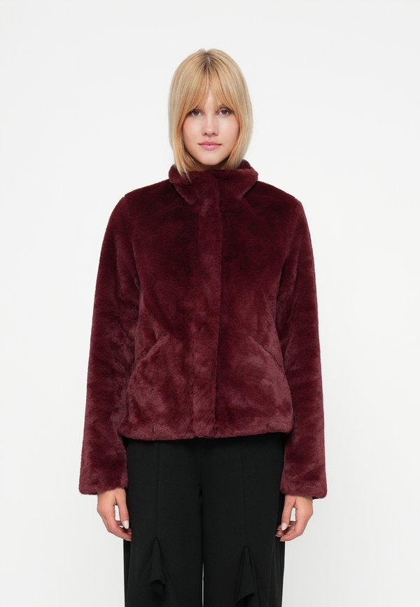 ONLY Synthetic fur ONLNEWVIDA Synthetic fur - Winter jacket - cabernet