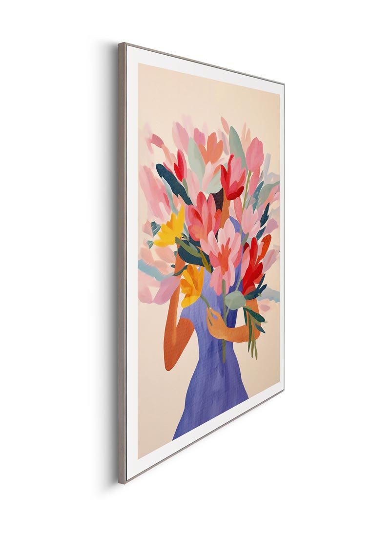 Orange Wallz DRESSED LADY FLOWERS