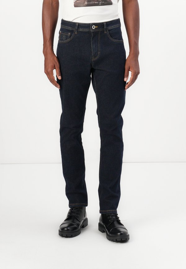 TOM TAILOR TTJOSH REGULAR SLIM FIT - Straight leg jeans - rinsed blue denim