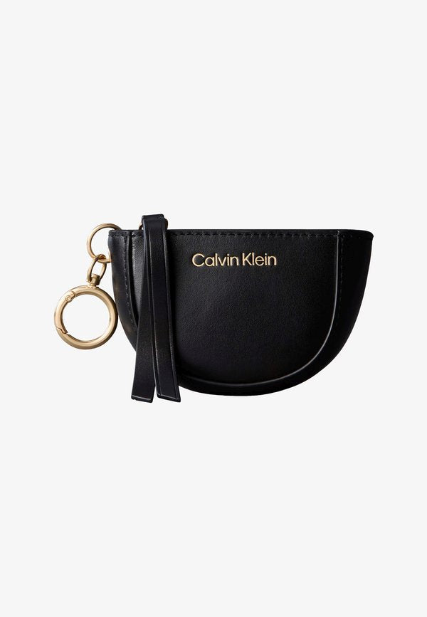 Calvin Klein EMBOSSED MINI POUCH CHARM - Key holder - black