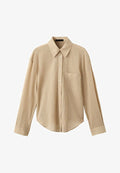 Mango ADULT - Button-down blouse - brown