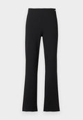Calvin Klein PONTE STRAIGHT LEG PANT - Trousers - black