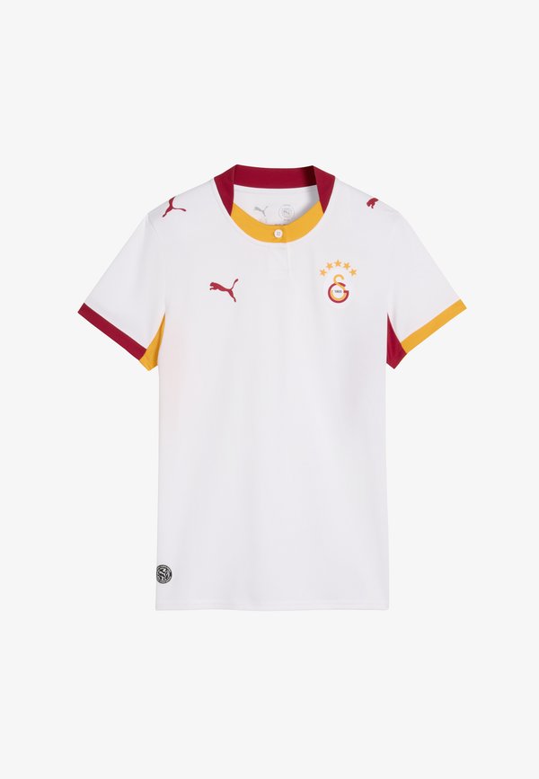 Puma GALATASARAY S.K. AUSWEICHTRIKOT - Sports T-shirt - white-dark cherry-summer sunset