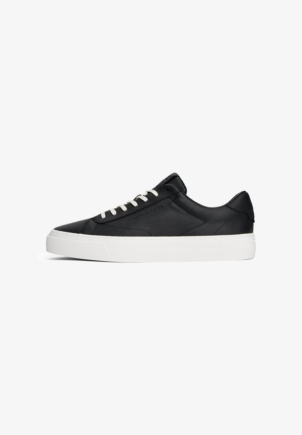 Tommy Hilfiger PREMIUM DRESS CUPSOLE LTH - Trainers - black