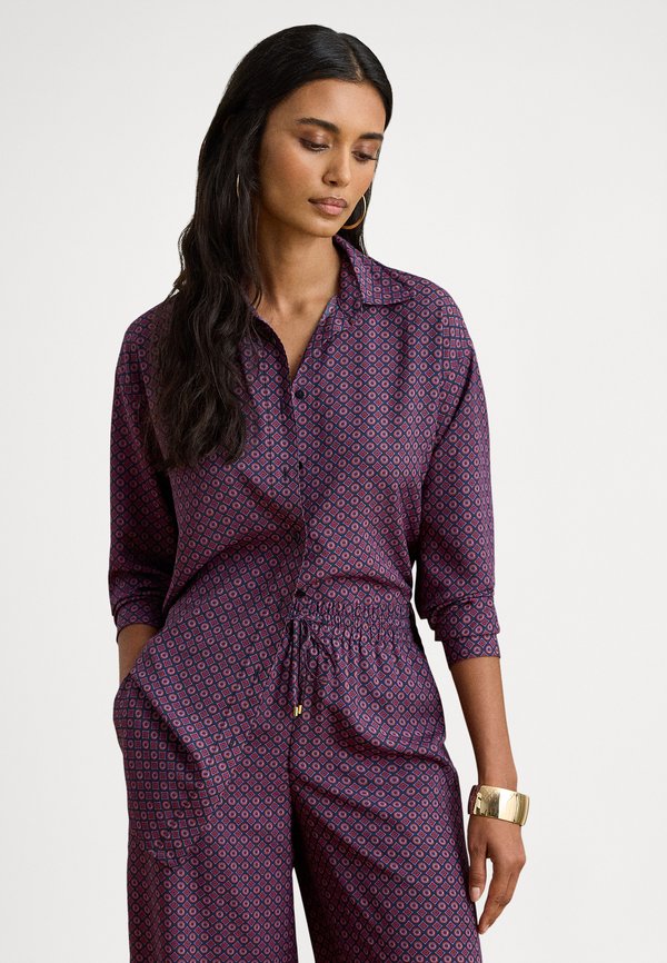 Lauren Ralph Lauren RELAXED FIT FOULARD-PRINT CREPE SHIRT