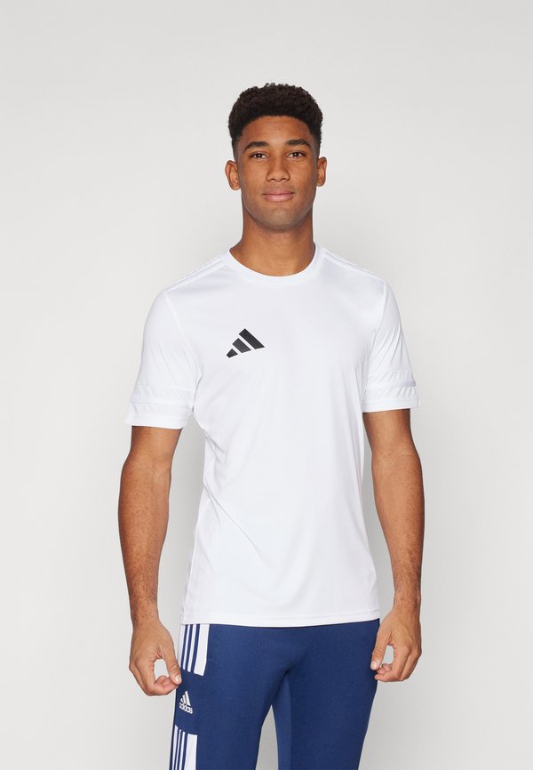 adidas Performance SQUADRA25 SHORT SLEEVE - Sports T-shirt - white/black