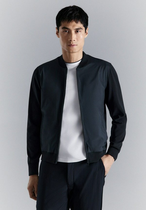 Mango Bomber Jacket - royal blue