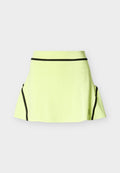 Nike Performance NIKECOURT ADVANTAGE SKIRT NOVELTY - Sports skirt - light lemon twist/black