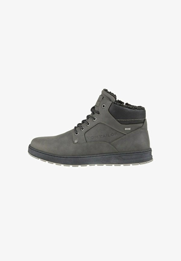 TOM TAILOR Lace-up ankle boots - coal