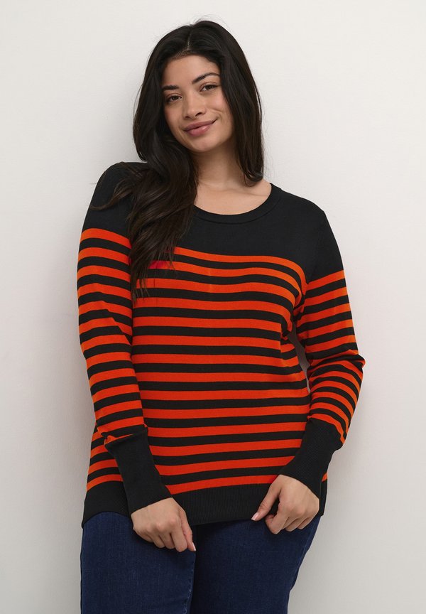 Kaffe Curve KCLIZZY STRIPED KNIT PULLOVER