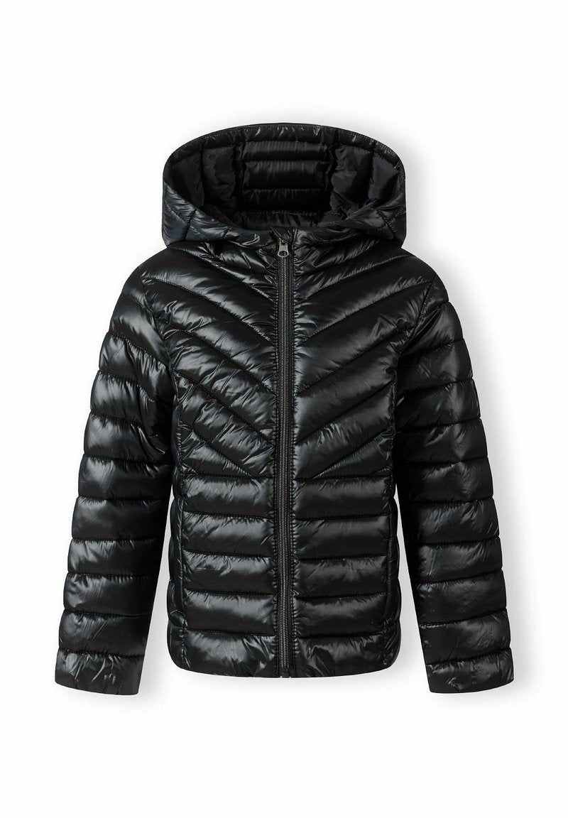 HIGH SHINE QUILTED HOODED Media 1