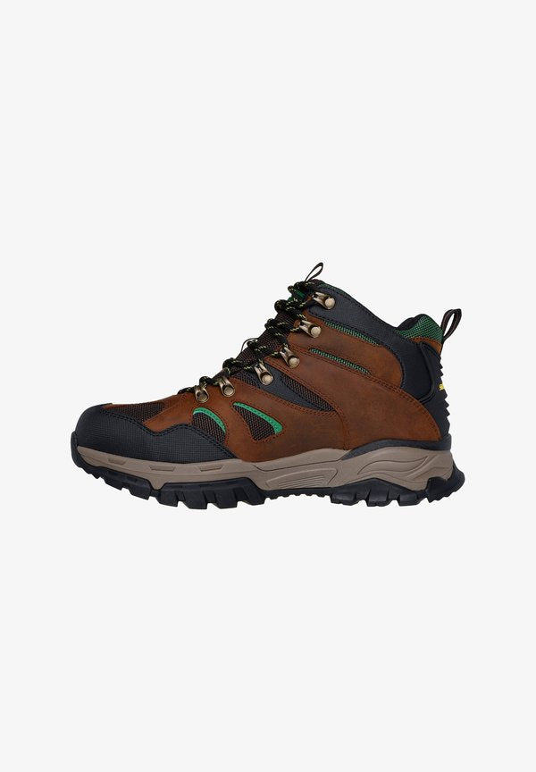 Skechers ARCH FIT TARVER LOADER JOHN DEERE - Lace-up ankle boots - dark brown