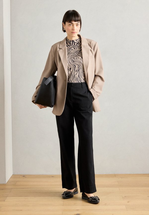 Marc O'Polo PANTS LANDE LONG MODERATE WIDE LEG FRENCH POCKETS ZIP FLY