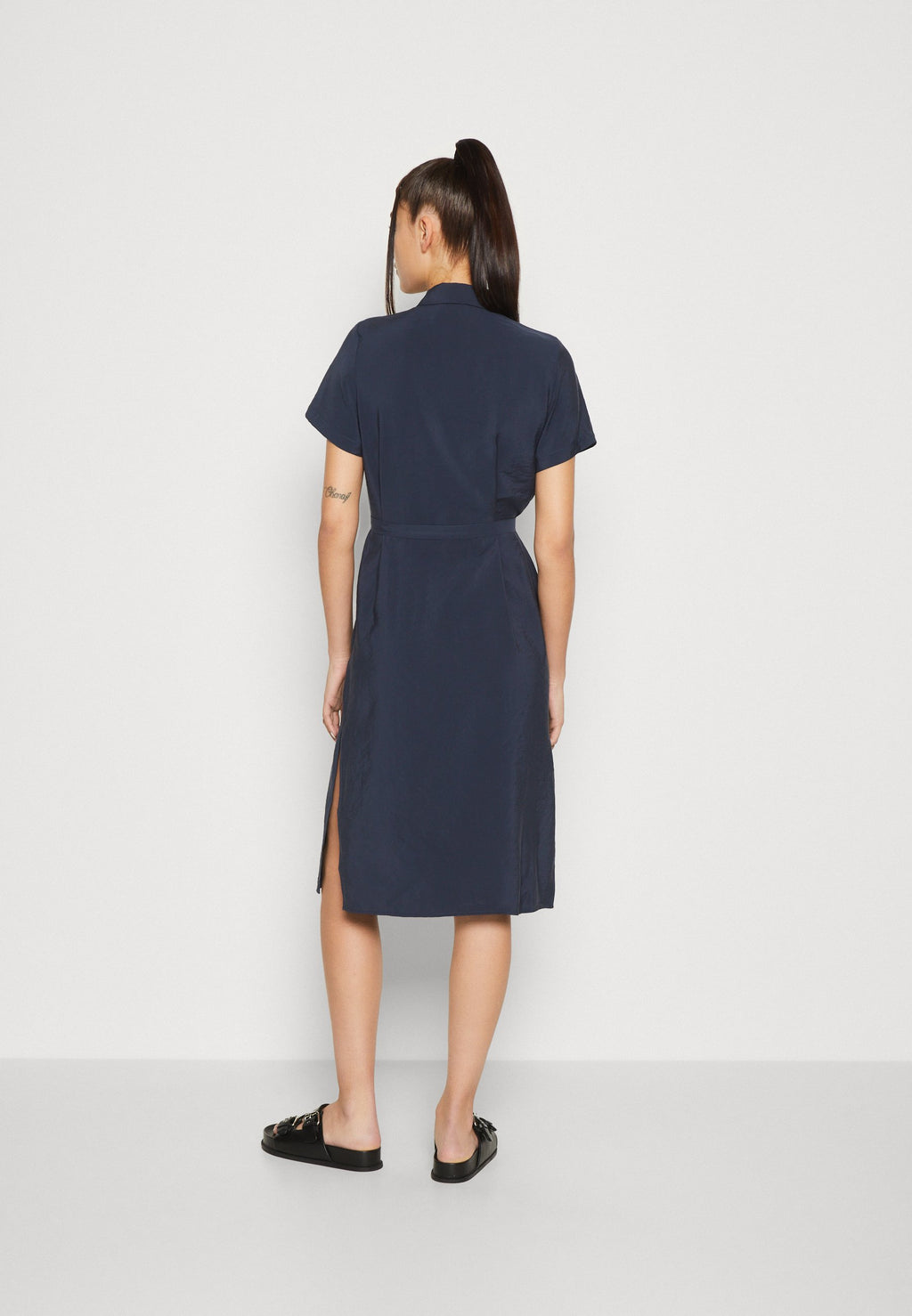Vero Moda VMQUEENY CALF SHIRT DRESS
