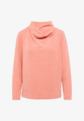 s.Oliver MIT WASSERFALLKRAGEN - Sweatshirt - himbeere