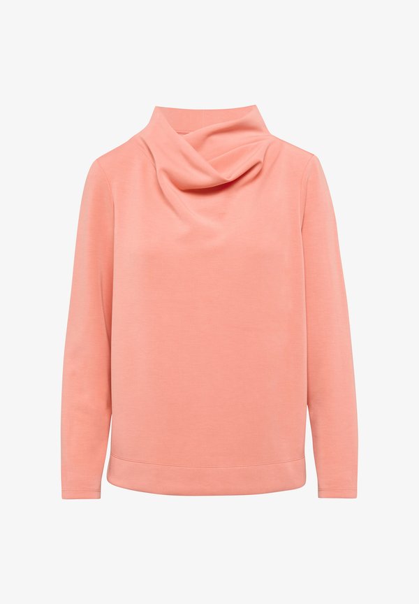 s.Oliver MIT WASSERFALLKRAGEN - Sweatshirt - himbeere