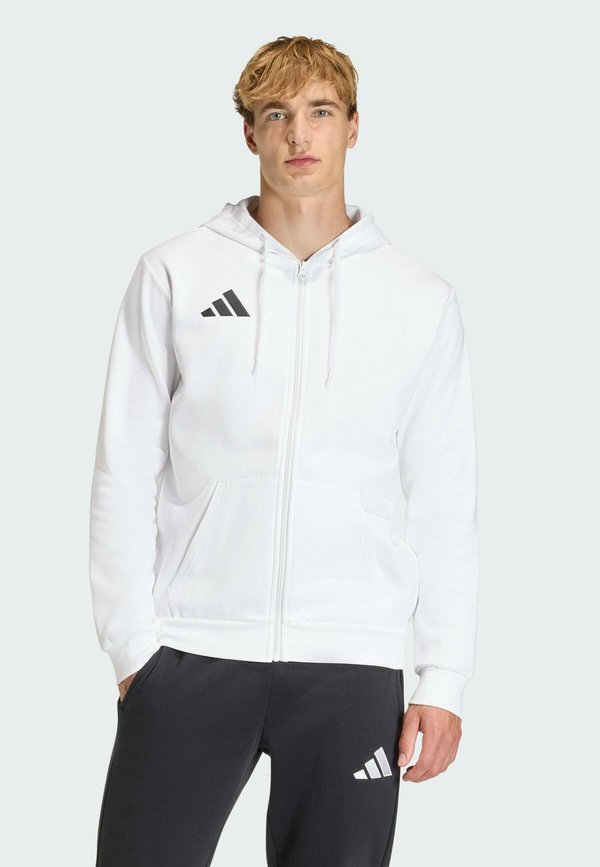 adidas Performance ADIDAS PERFORMANCE ENTRADA26 FULL ZIP HOODIE - Zip-up sweatshirt - white/black