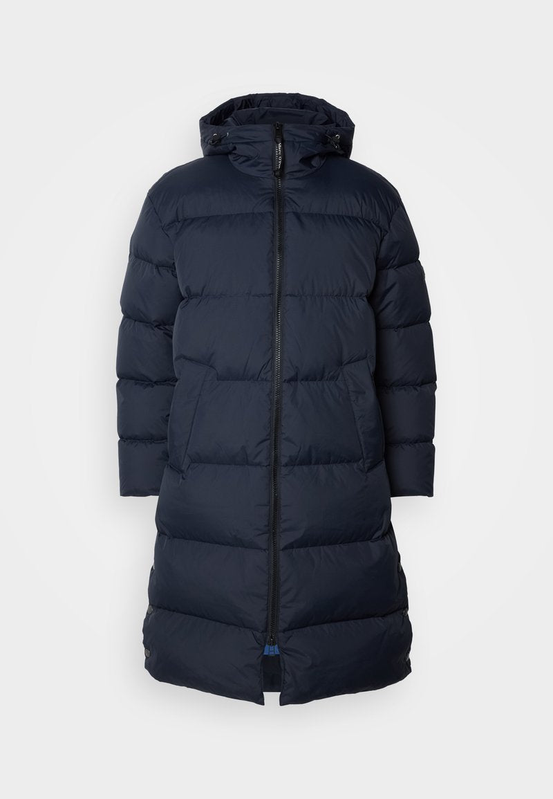 PUFFER LONG HOOD WELT POCKETS SIDE VENTS Media 1