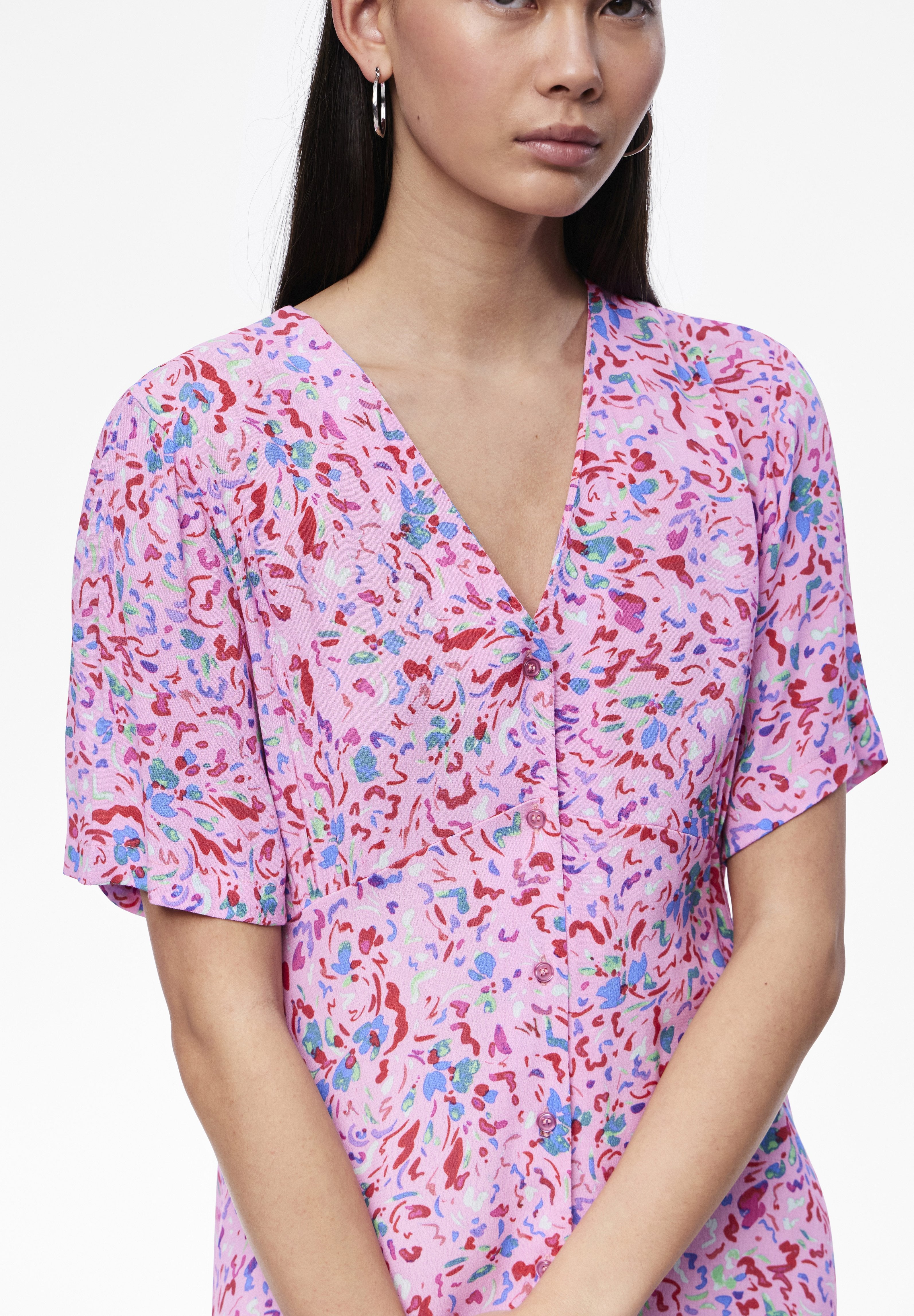 Pieces PCARINE MIDI DRESS