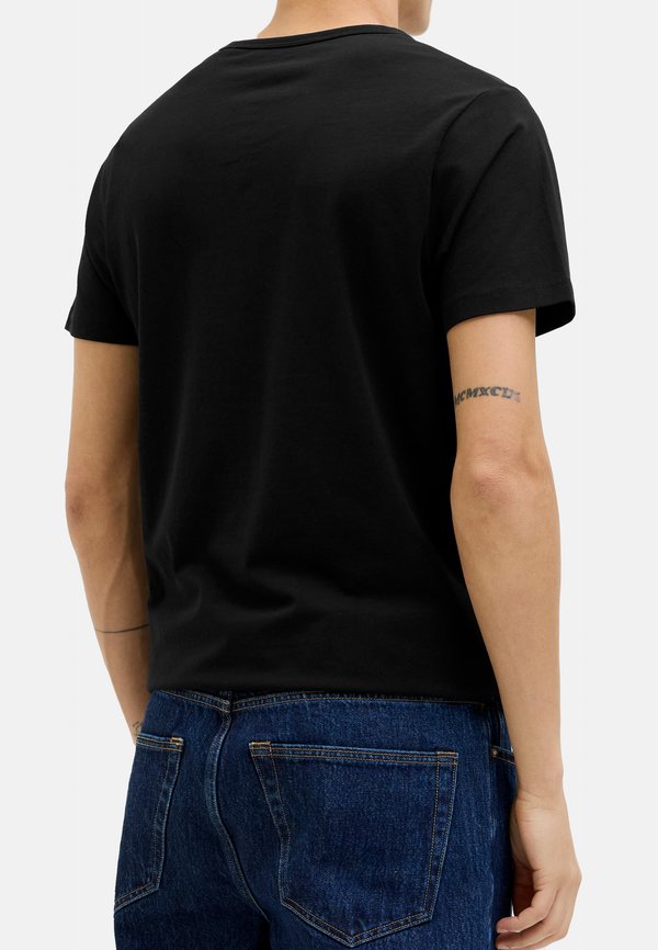 Jack & Jones 4 PACK - Basic T-shirt - schwarz