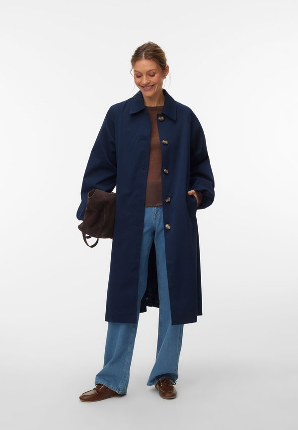 Vero Moda VMCHRISSY - Trenchcoat - navy blazer