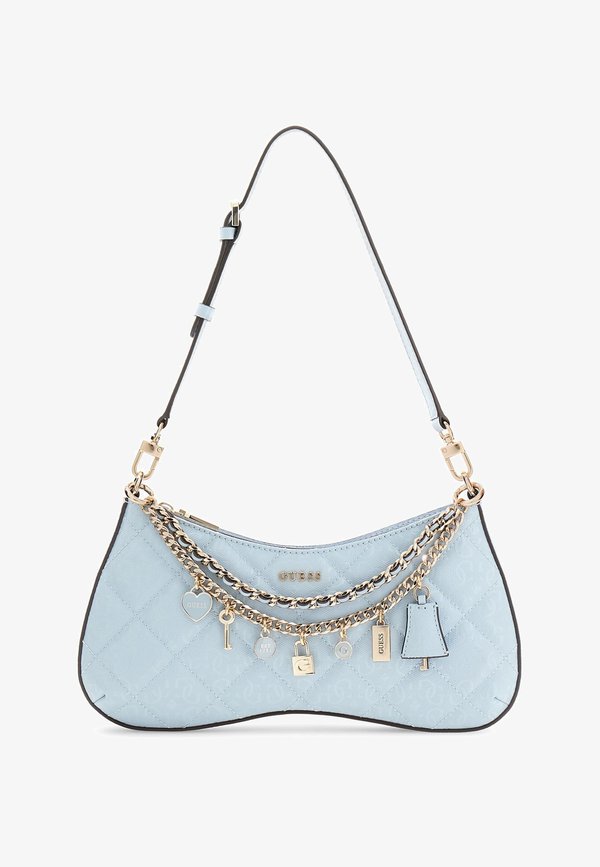 Guess LIBBY SCHULTER - Handbag - hellblau