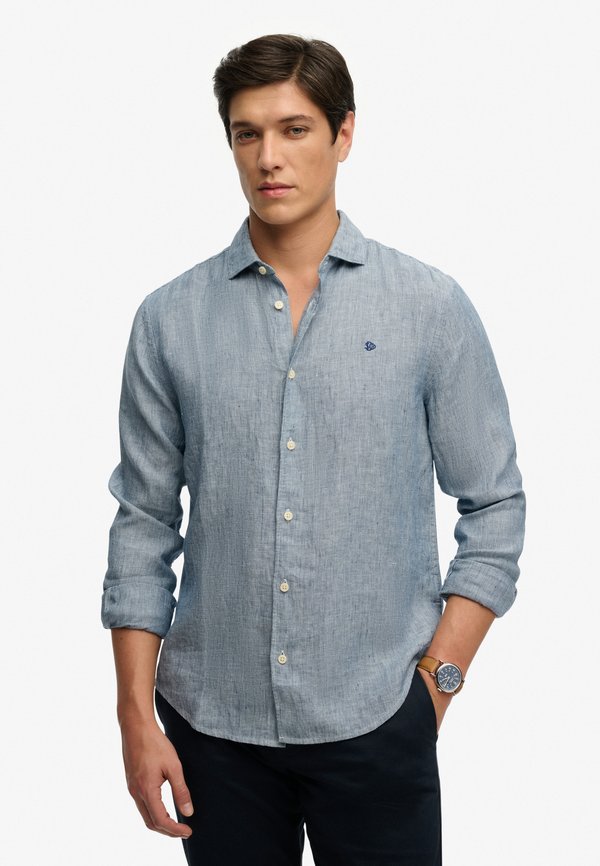 Superdry & Co Shirt - indigo needle stripe