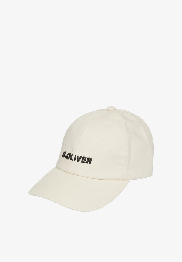 s.Oliver MIT LOGO-STICKEREI - Cap - beige