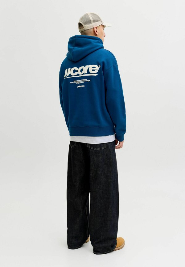 Jack & Jones PULLOVER - Hoodie - poseidon