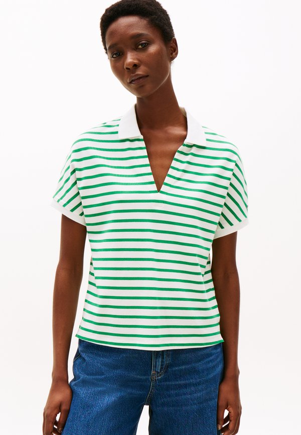 Tommy Hilfiger Print T-shirt - ecru/radiant green
