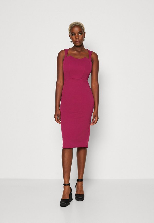 WAL G. JAYDE CURVE NECK MIDI
