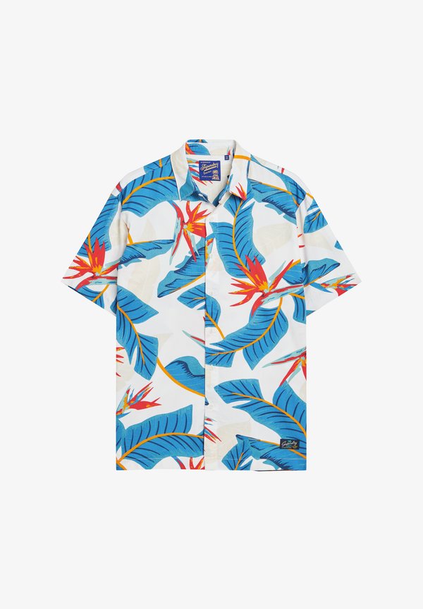 Superdry & Co HAWAIIAN BOX FIT - Shirt - optic paradise