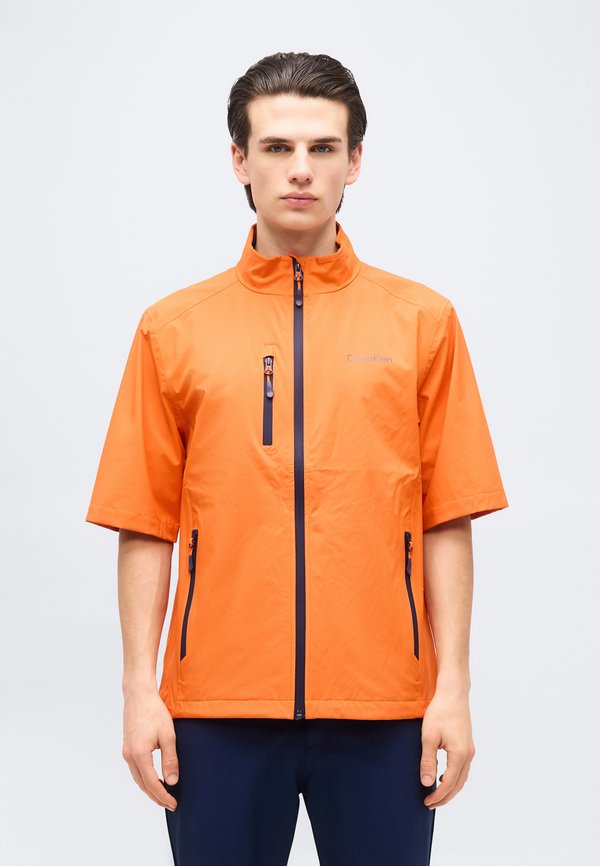 Calvin Klein Golf ACRES SHORT SLEEVE WATERPROOF JACKET - Outdoor jacket - mandarin