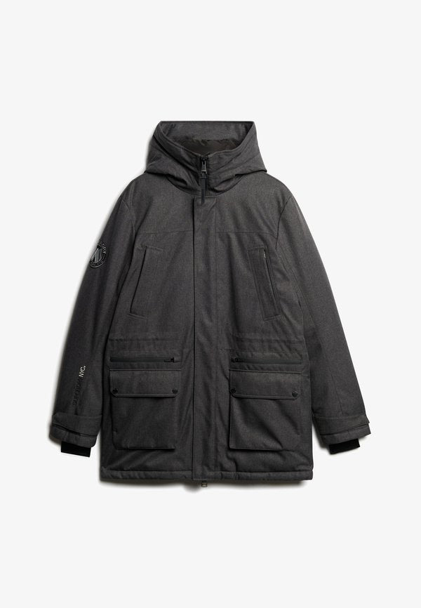 Superdry & Co Winter coat - grey herringbone