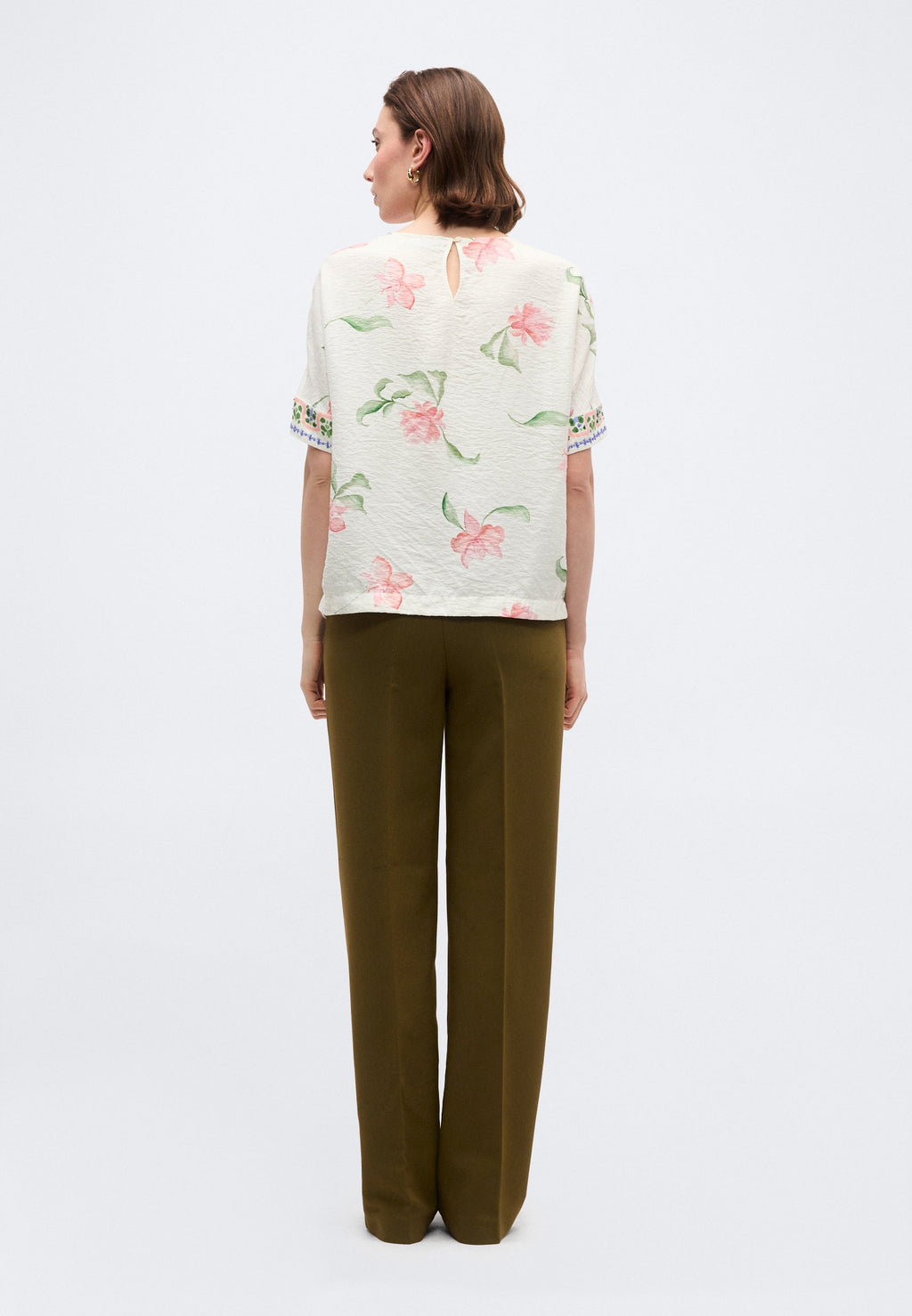Mos Mosh BIG ORCHID BLOUSE