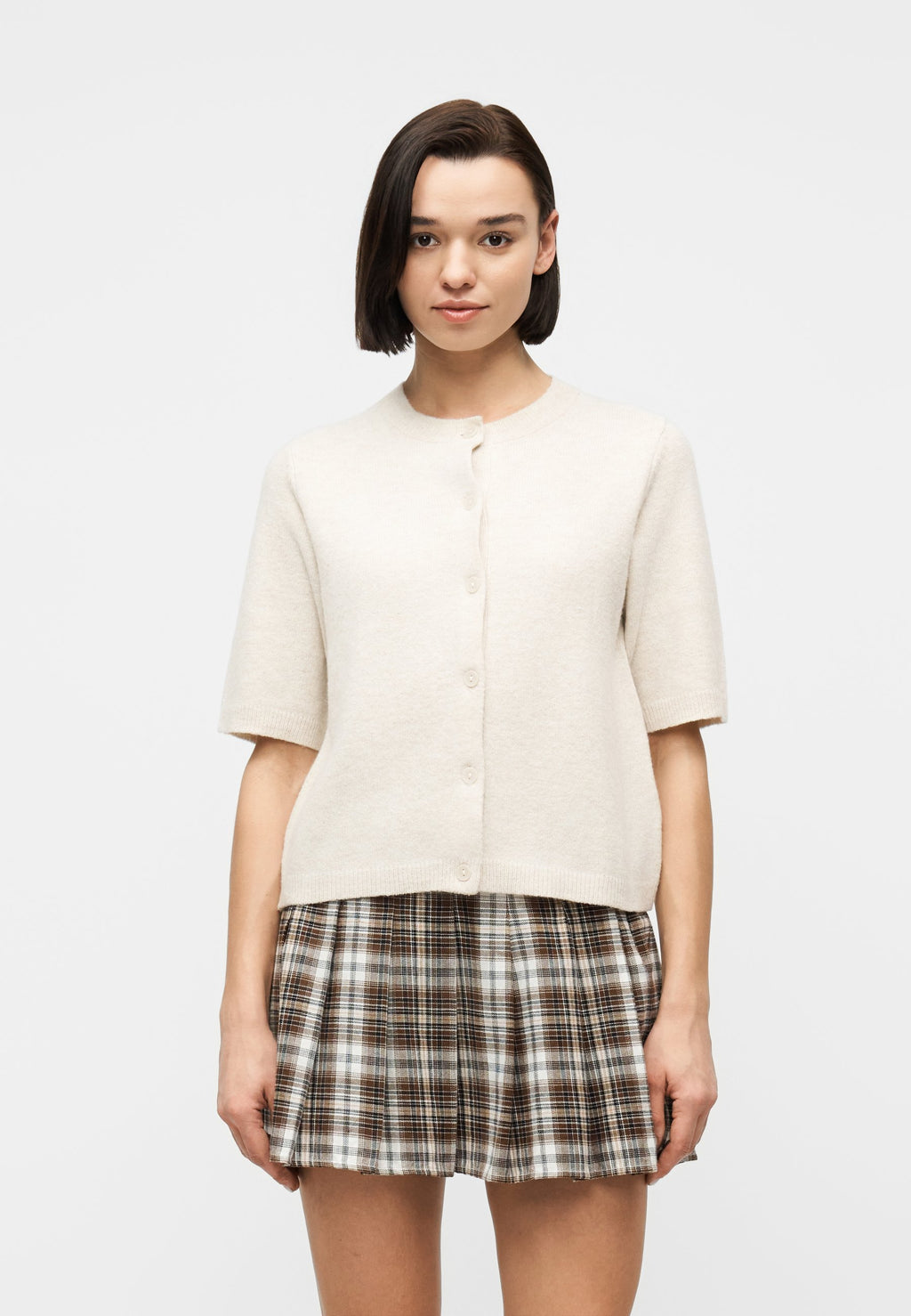 VILA VILIGA 2/4 O-NECK KNIT CARDIGAN - NOOS