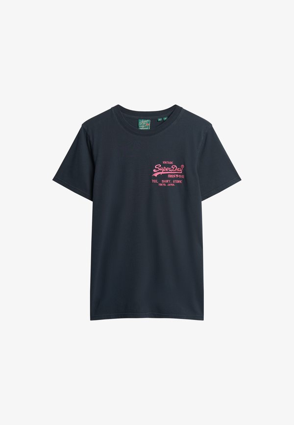 Superdry & Co VINTAGE LOGO - Print T-shirt - eclipse navy
