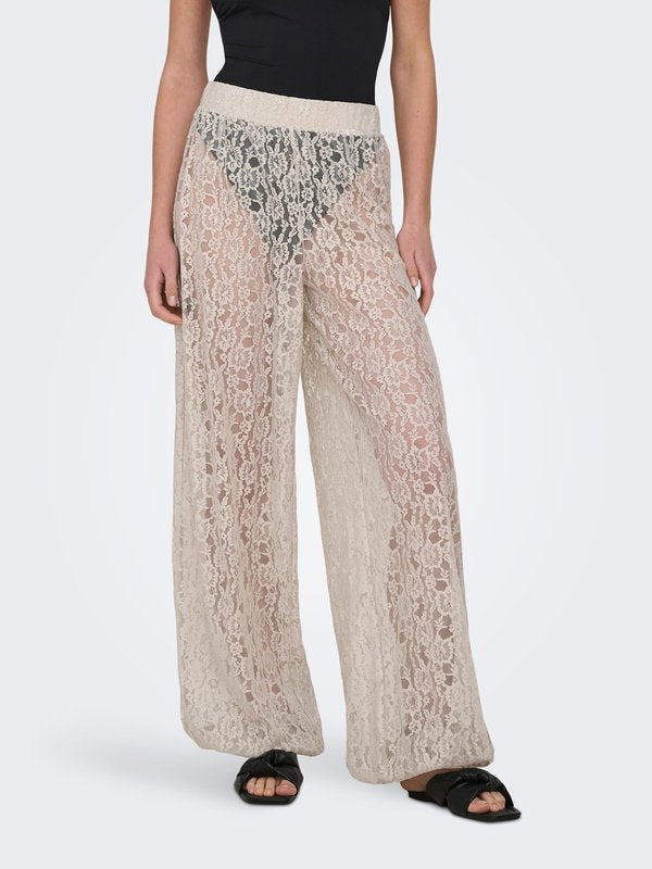 ONLY ONLBEA Balloon Fit - Trousers - pumice stone